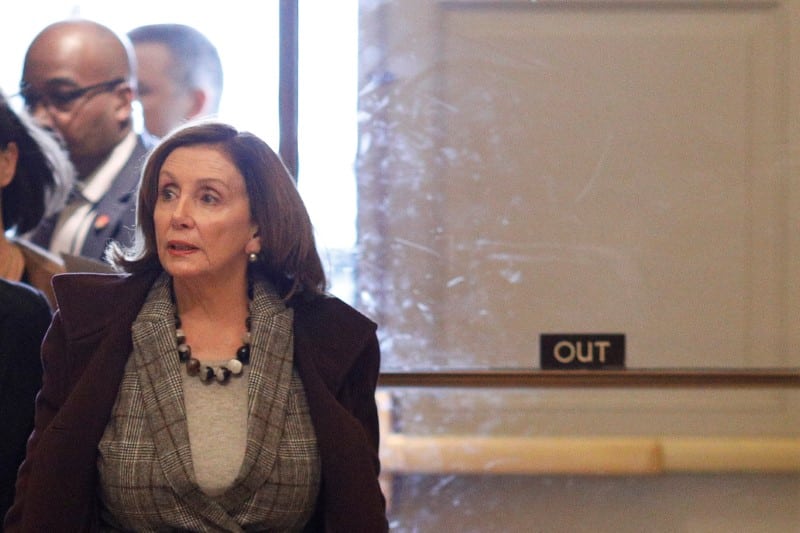 House Democrats Huddle Ahead of Expected Transfer of Trump Impeachment Charges to Senate