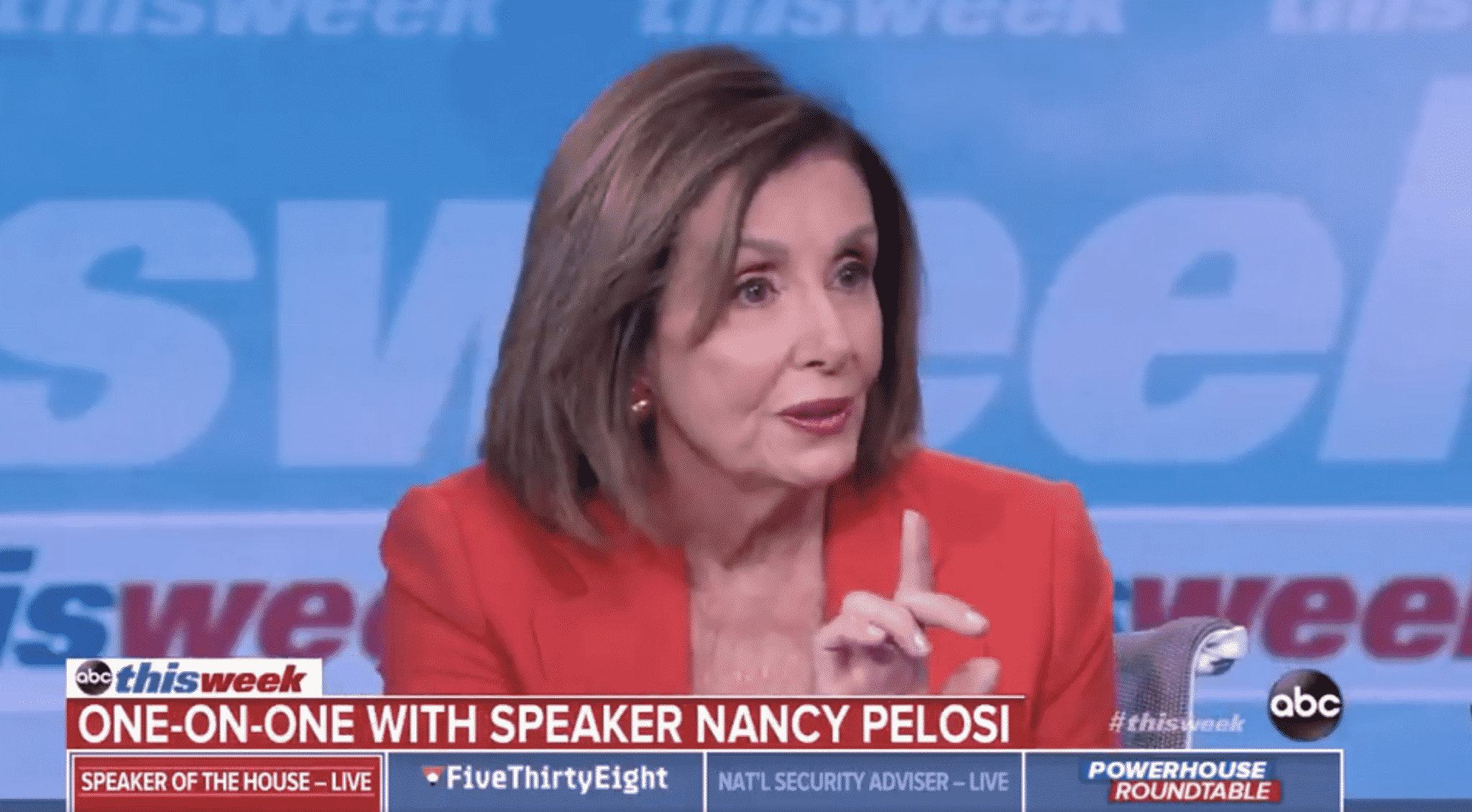 Pelosi Called out for Apparent Misstatement About Impeachment Witnesses During ABC Interview
