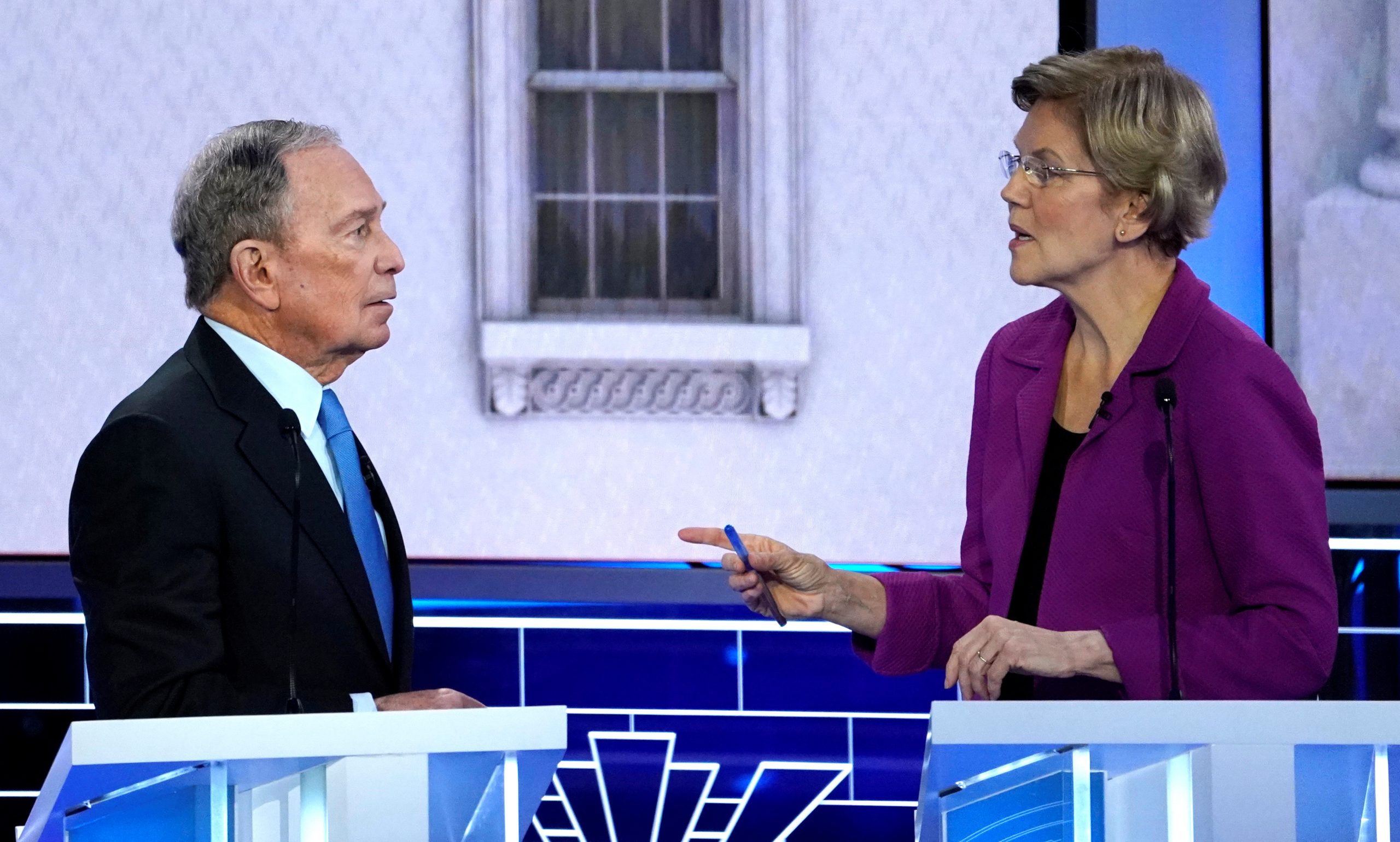 Warren Takes Credit for ‘Single-Handedly Tanking’ Bloomberg’s Candidacy