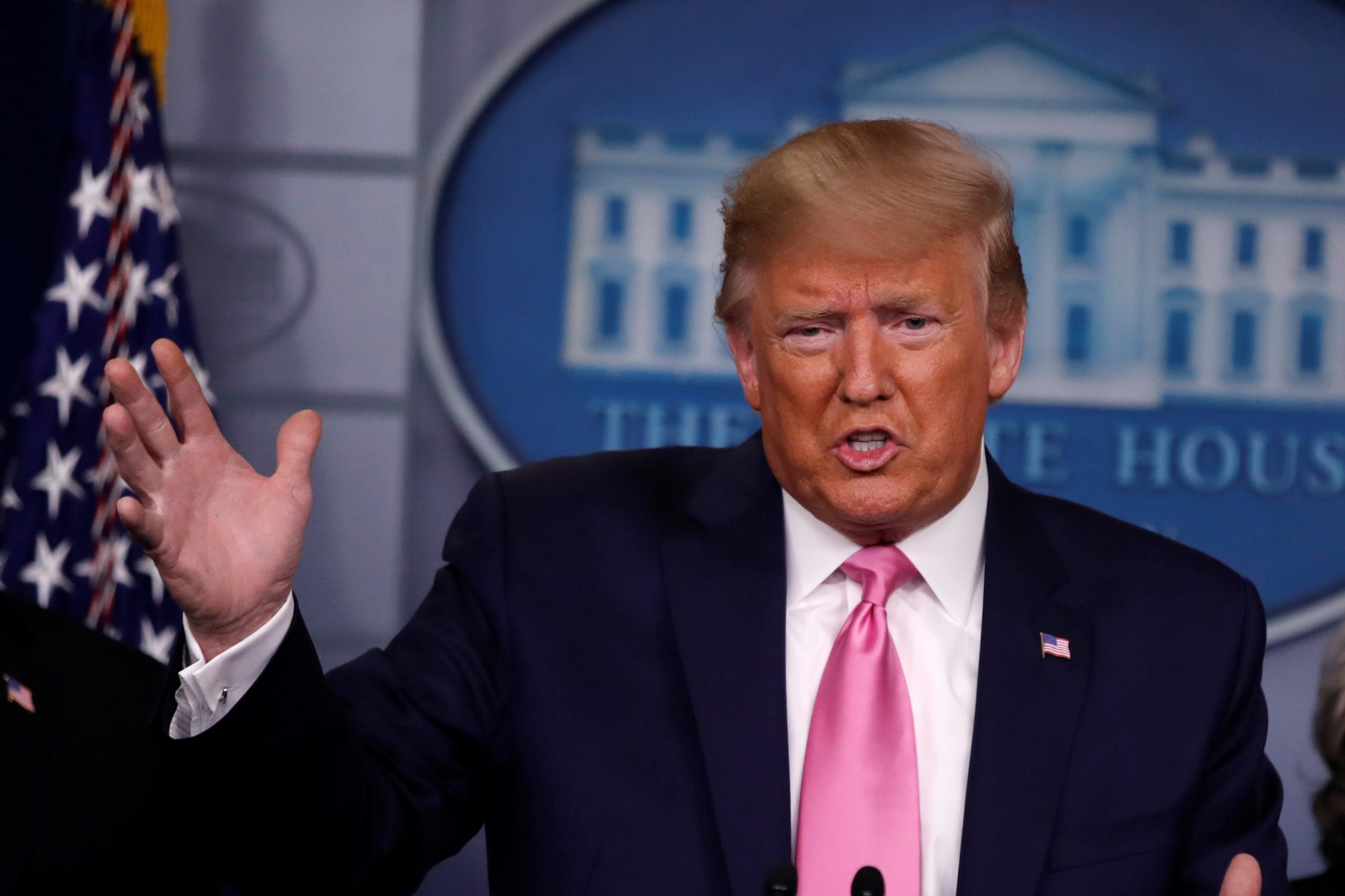 Trump Claims the ‘Fake News Media’ and Democrats Are Trying to ‘Inflame’ the Coronavirus Outbreak