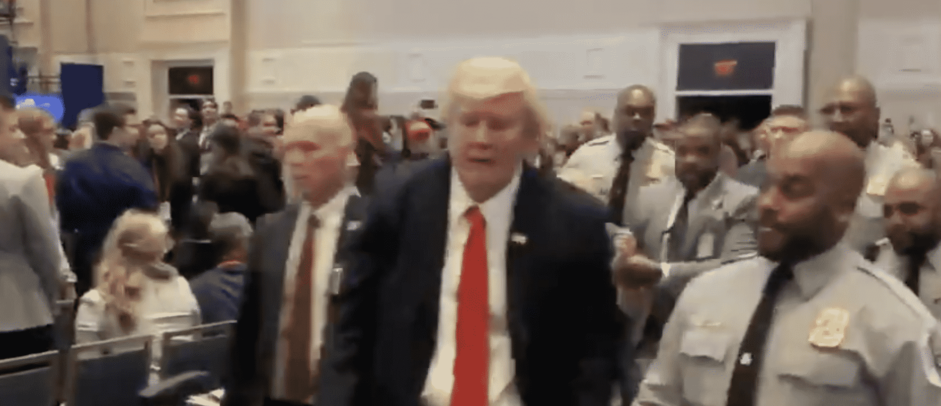 Protestor Escorted out of CPAC for Shouting at Pence While Dressed up as Trump