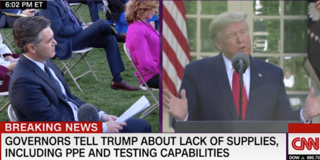 Trump Rips CNN’s Acosta for Bringing up Past Coronavirus Remarks