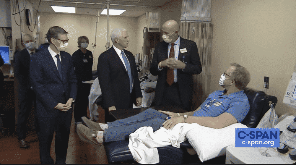 Pence Criticized for Not Wearing Face Mask During Visit to Mayo Clinic