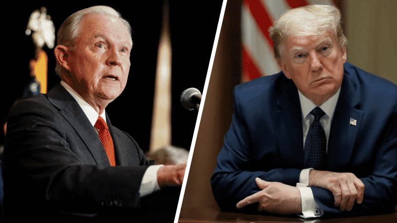 Jeff Sessions Fires Back at Trump’s Attack as POTUS Endorses His Opponent