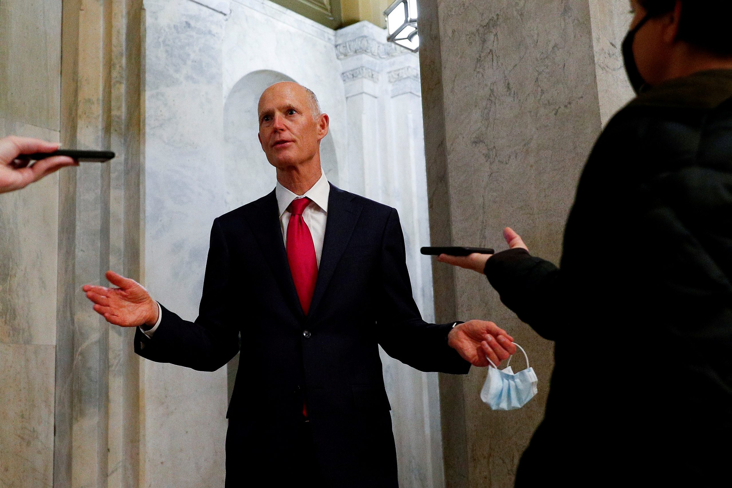 FL Sen. Rick Scott Says Biden Admin Stands for 2 Things So Far: Open Borders and Closed Schools