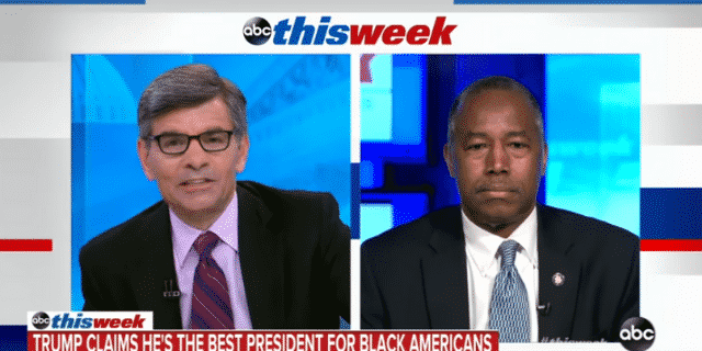 Ben Carson Steers Clear of Trump’s Claim on Being the Best President for Black Americans