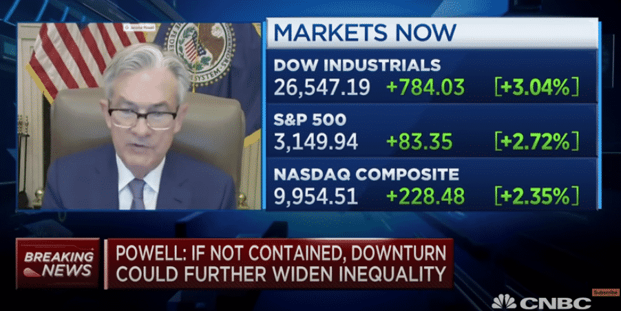 Fed’s Powell: Full Economic Recovery Is ‘Unlikely’ Until the Public Is Confident COVID-19 Is ‘Contained’