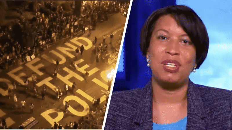 DC Mayor Pressed Over ‘Defund the Police’ Mural Near White House