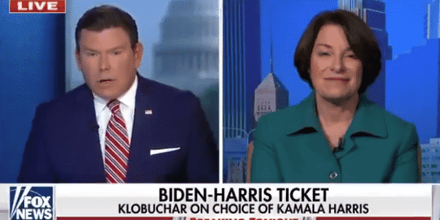 Klobuchar Criticizes Trump for ‘Nasty’ Remarks About Kamala Harris