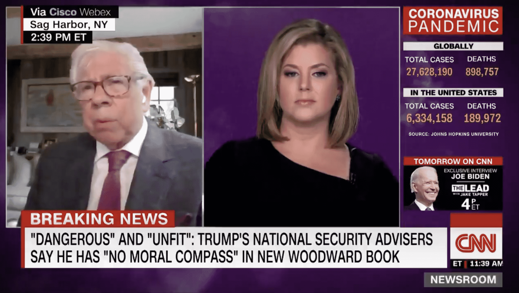 Carl Bernstein Calls Revelations in Bob Woodward’s Book ‘Graver Than Watergate’