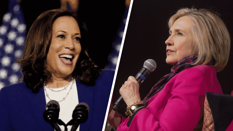 Hillary Clinton Offers Harris Advice Ahead of the Vice Presidential Debate