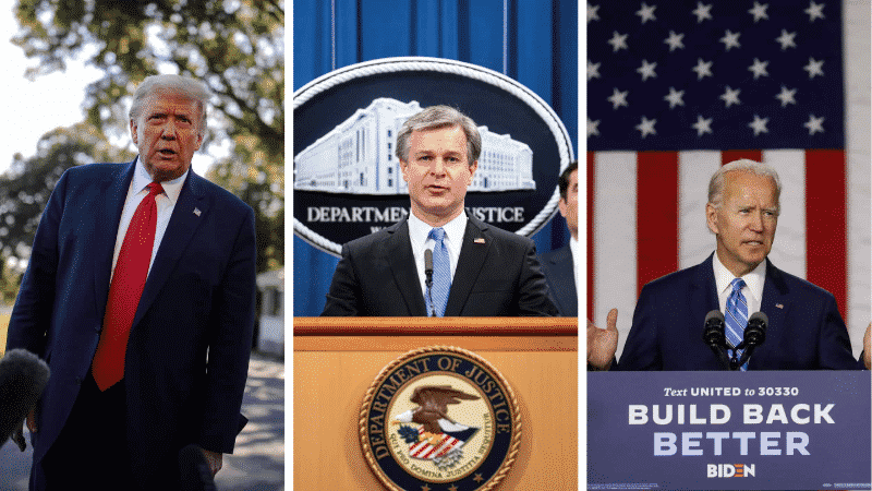 FBI Agents Association Pleads With Trump and Biden To Keep Christopher Wray as Director for 10 Years