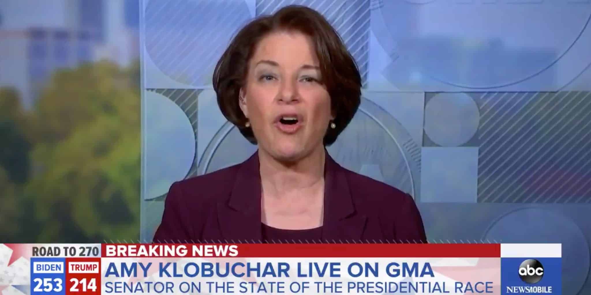 Sen. Amy Klobuchar on Some States Still Counting Ballots: ‘We Have To Allow Democracy To Work’