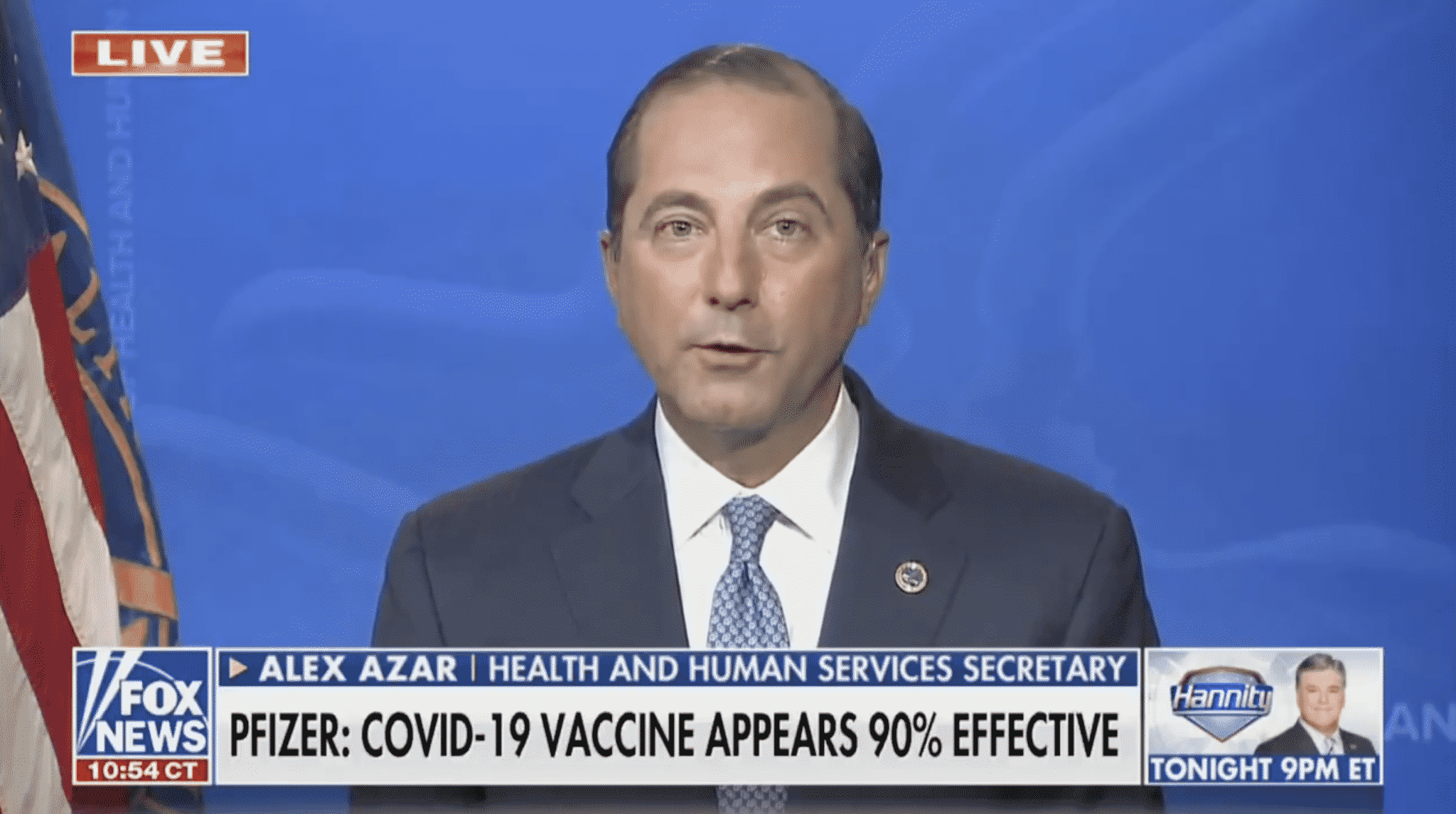 HHS’ Azar Slams Gov. Cuomo for Suggesting Potential COVID-19 Vaccine Is ‘Good/Bad News’