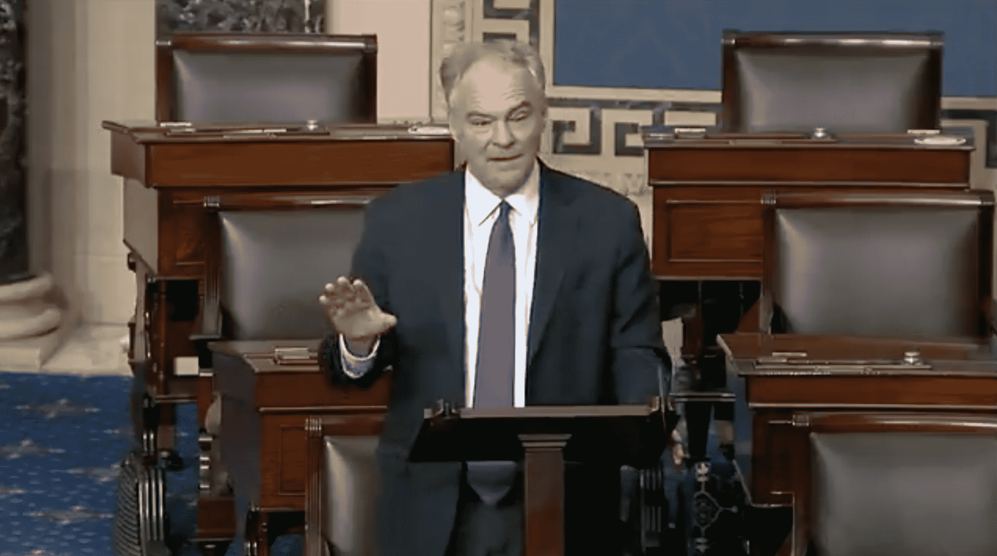 Tim Kaine Reads Hillary Clinton’s 2016 Concession Speech To Criticize Trump for Not Conceding