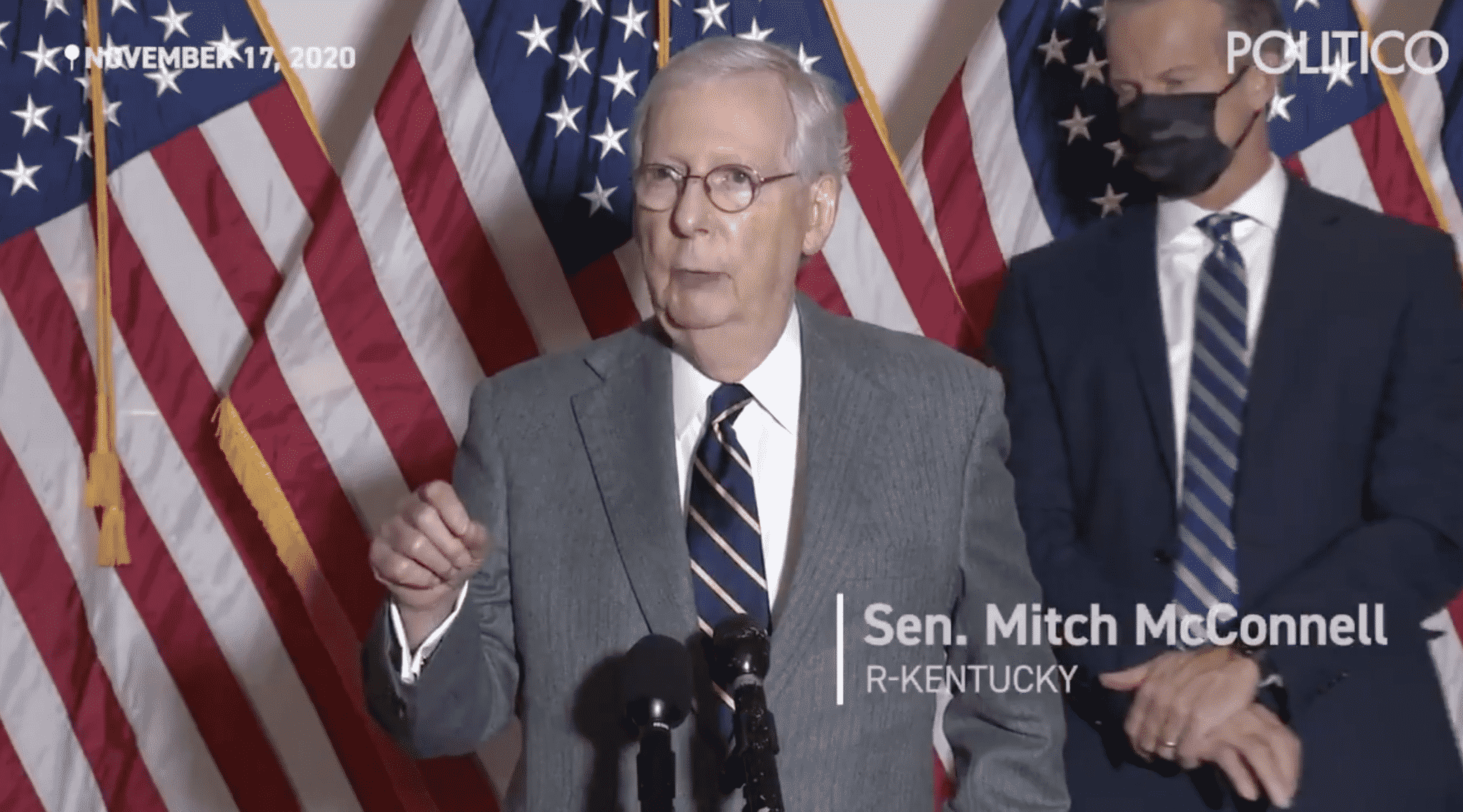 McConnell Claims the Presidential Transition Will ‘Happen Right on Time’
