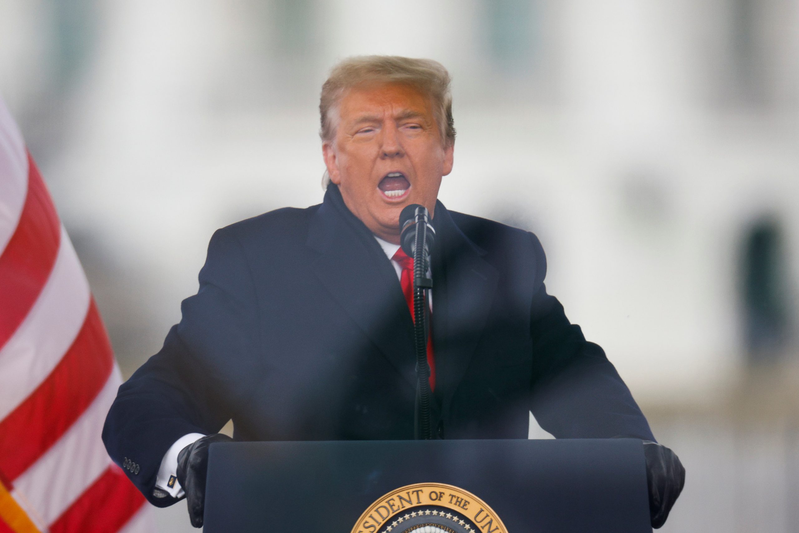 ‘We Will Not Take It Any More,’ Trump Tells Supporters as Congress Meets To Certify Biden Win