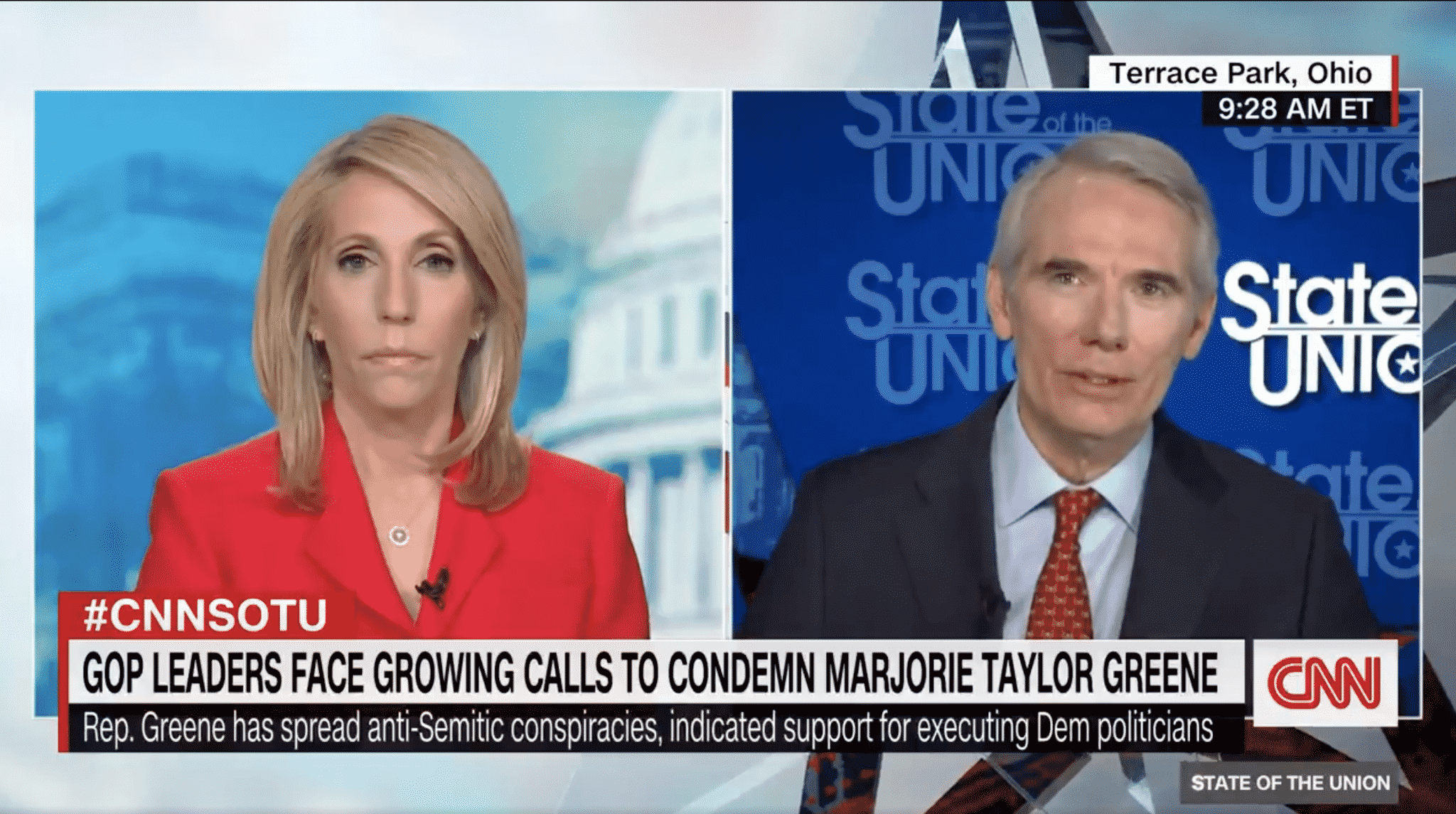 Sen. Rob Portman Urges GOP Leadership To Condemn Rep. Marjorie Taylor Greene’s Comments