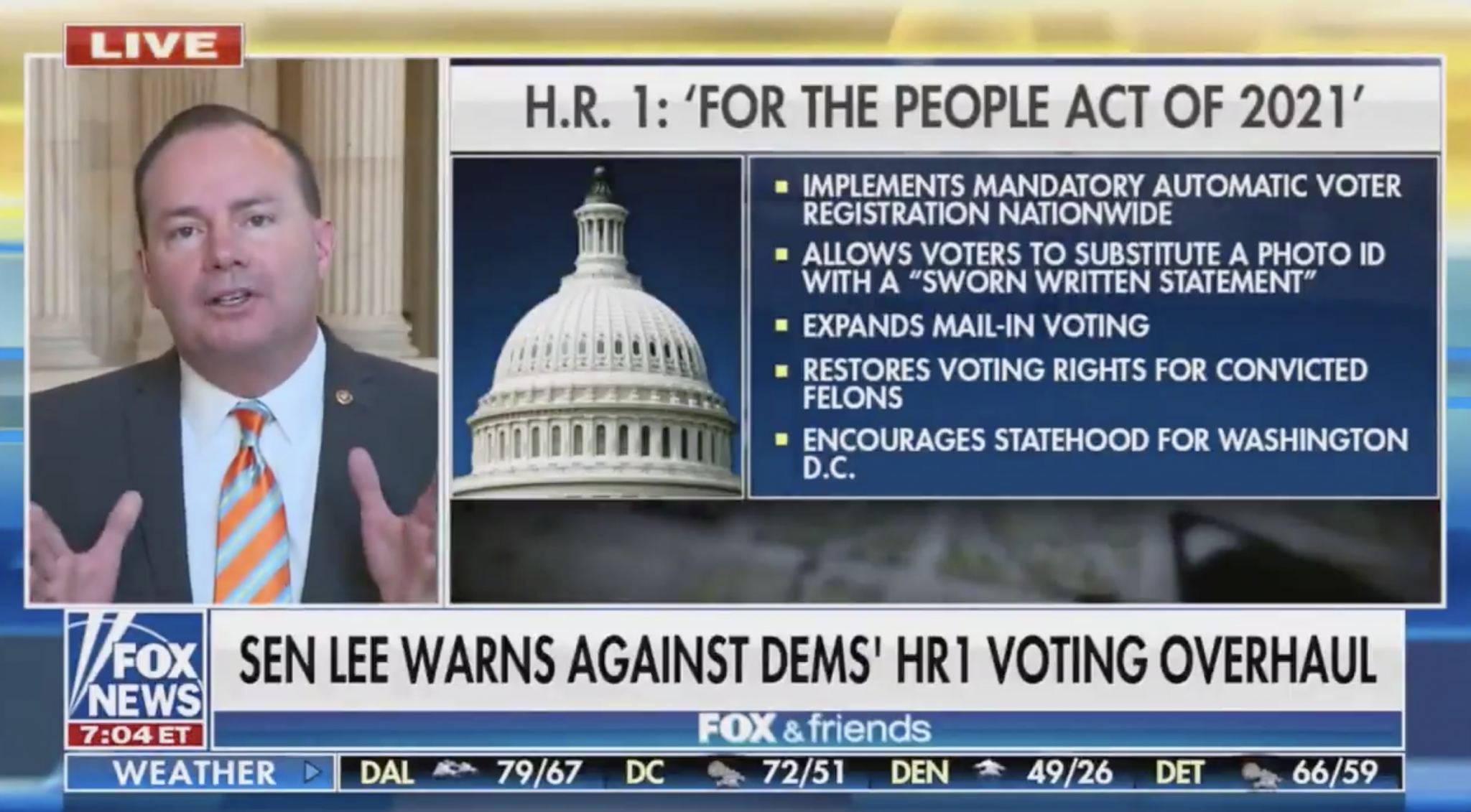 Sen. Mike Lee on Election Reform Bill: ‘As if Written in Hell by the Devil Himself’