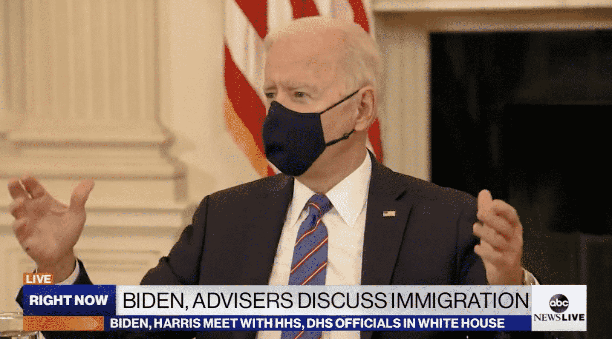 Biden Places Blame on Trump Admin for Migrant Surge at Southern Border