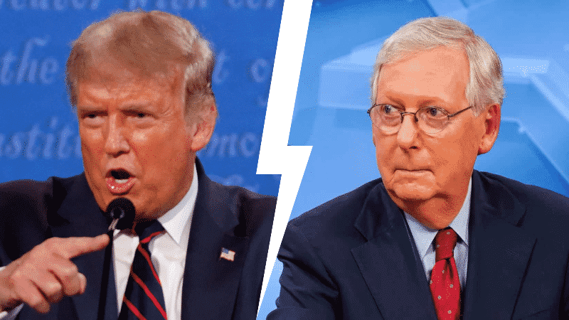 Trump Torches McConnell: ‘Most Unpopular Politician in the Country’