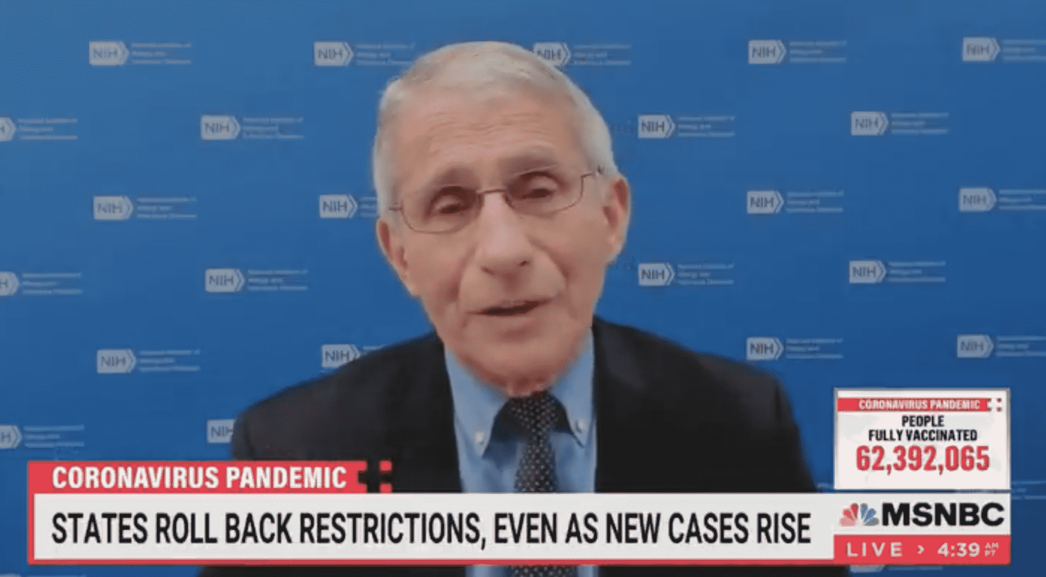 Fauci Says It ‘Can Be Confusing’ Texas Is Seeing Drop in COVID Cases After Loosening Restrictions