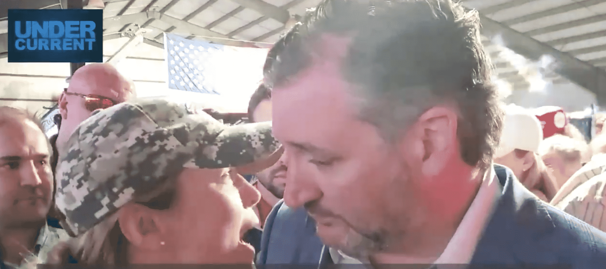 Activist Confronts Cruz About His Efforts To Overturn Results of the Election