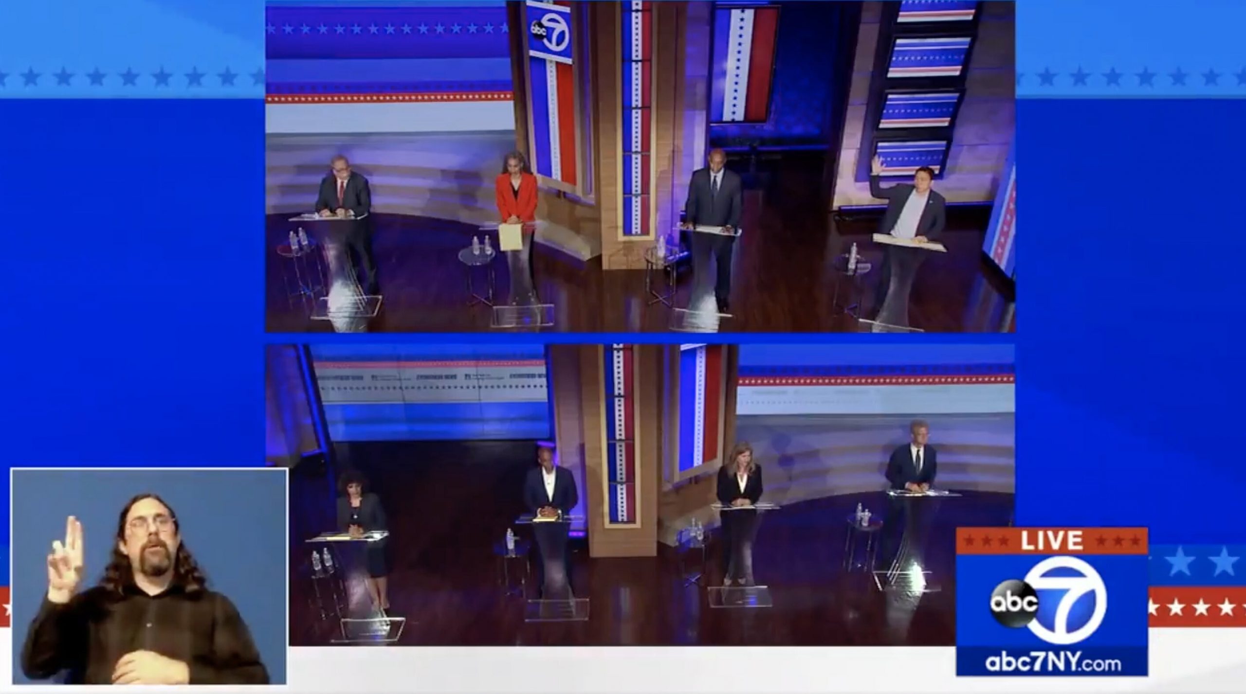 Yang Breaks With Contenders During Debate Saying He Wants Support From de Blasio, Cuomo