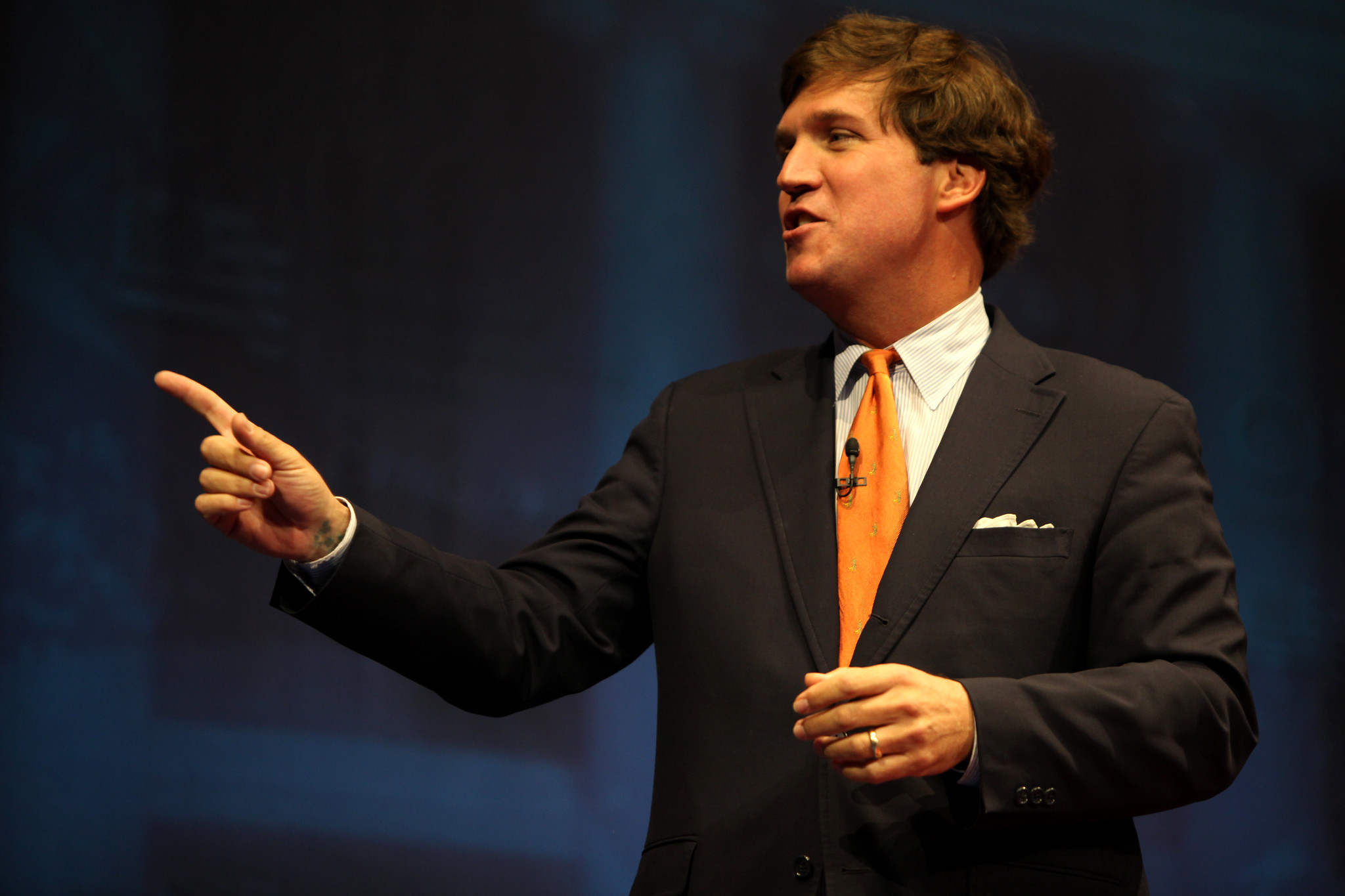 ‘Settle Down Son’: Man Confronts Tucker Carlson at Fly Fishing Shop