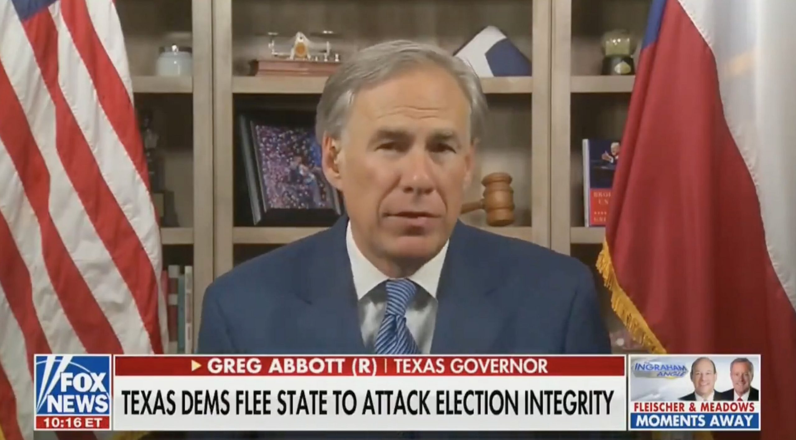 Gov. Abbott: Dems Who Fled Texas Over Voting Bill Will Be Arrested ‘Once They Step Back Into the State’
