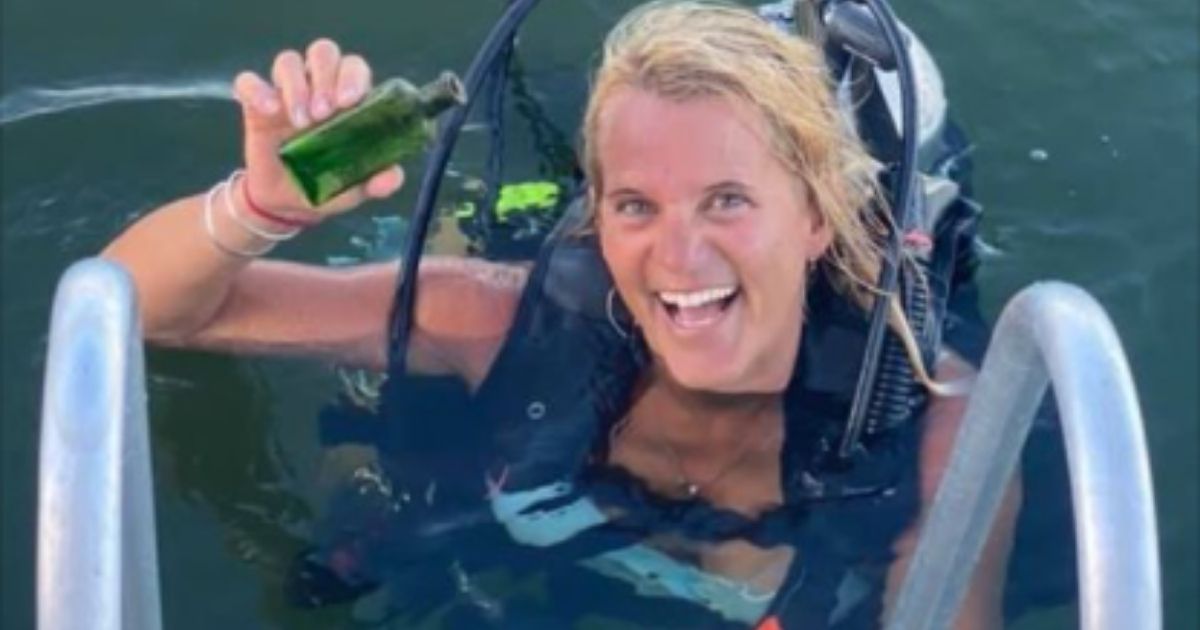 Diver Finds Unremarkable Green Bottle on River Bottom, Discovers a Message Inside from 1926