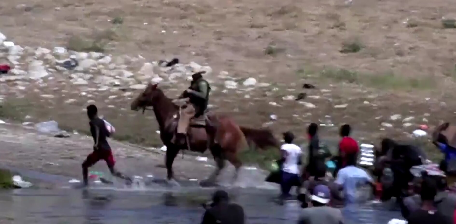 DHS Launches Investigation Following Footage of US Border Agents on Horseback Chasing Migrants