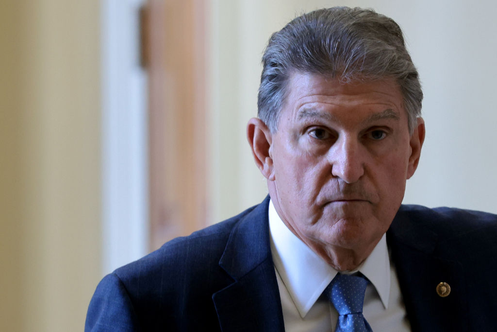 ‘Capital B’: Manchin Reacts to Report He Is Considering Switching Parties