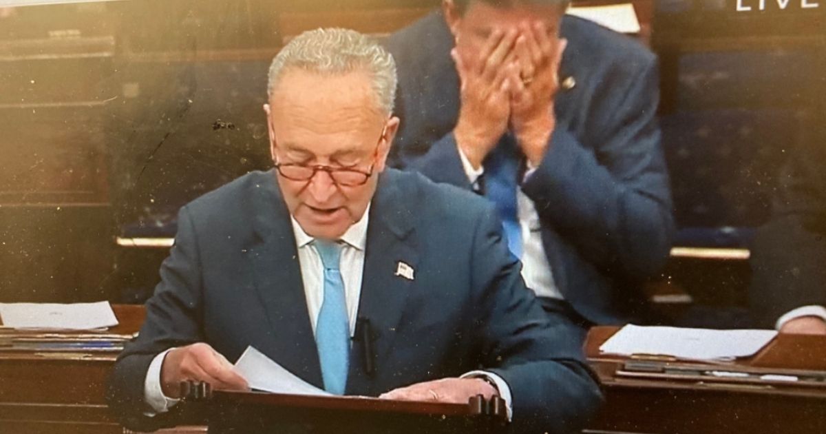Video: Manchin Goes Viral for His Brutal Reaction to Schumer's Decision to Attack GOP on Senate Floor