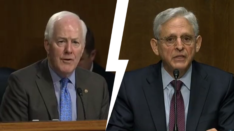 Cornyn Grills Garland on ‘Chilling Effect’ of School Board Memo on ‘Parents’ Constitutional Rights’