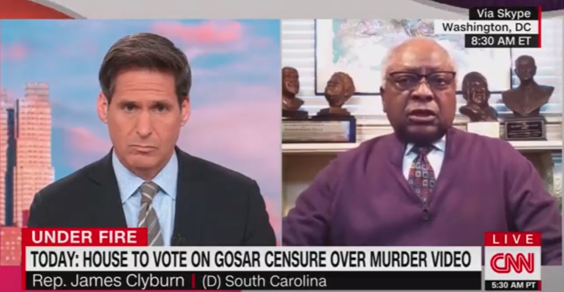 Clyburn Says Gosar ‘Should Not Even Be a Member Of’ Congress, Suggests He Should Be Expelled