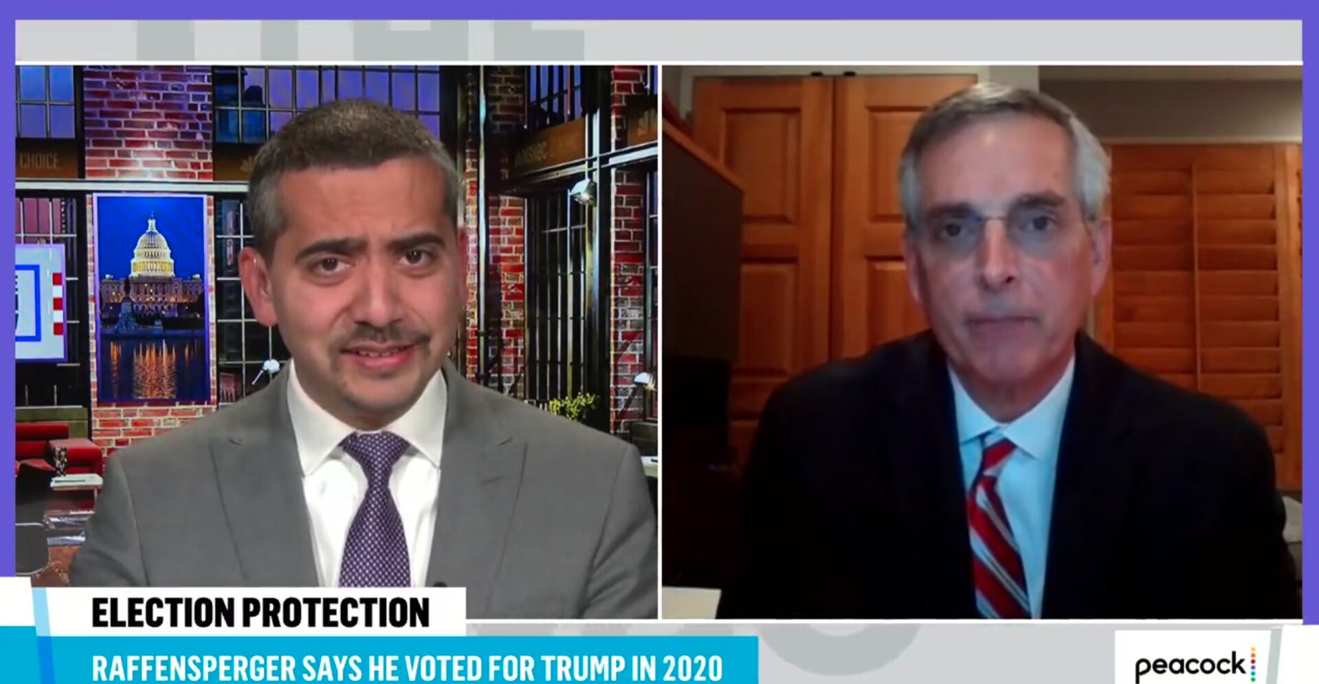 Raffensperger Does Not Rule Out Voting for Trump in 2024