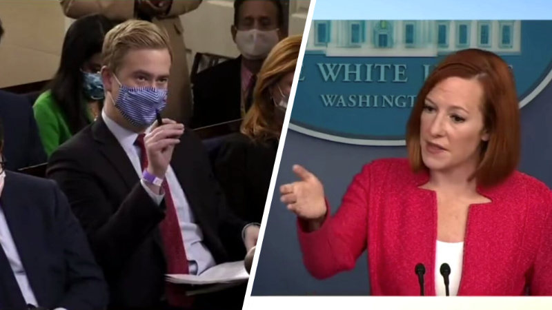 Doocy Asks Psaki Why Biden Was Shopping Maskless in a Store That Requires Masks