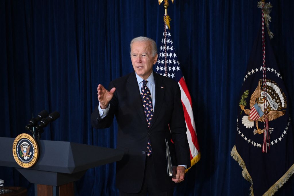 Watch: President’s Speech Turns Into a Moment from SNL as Music Blares While Biden Talks