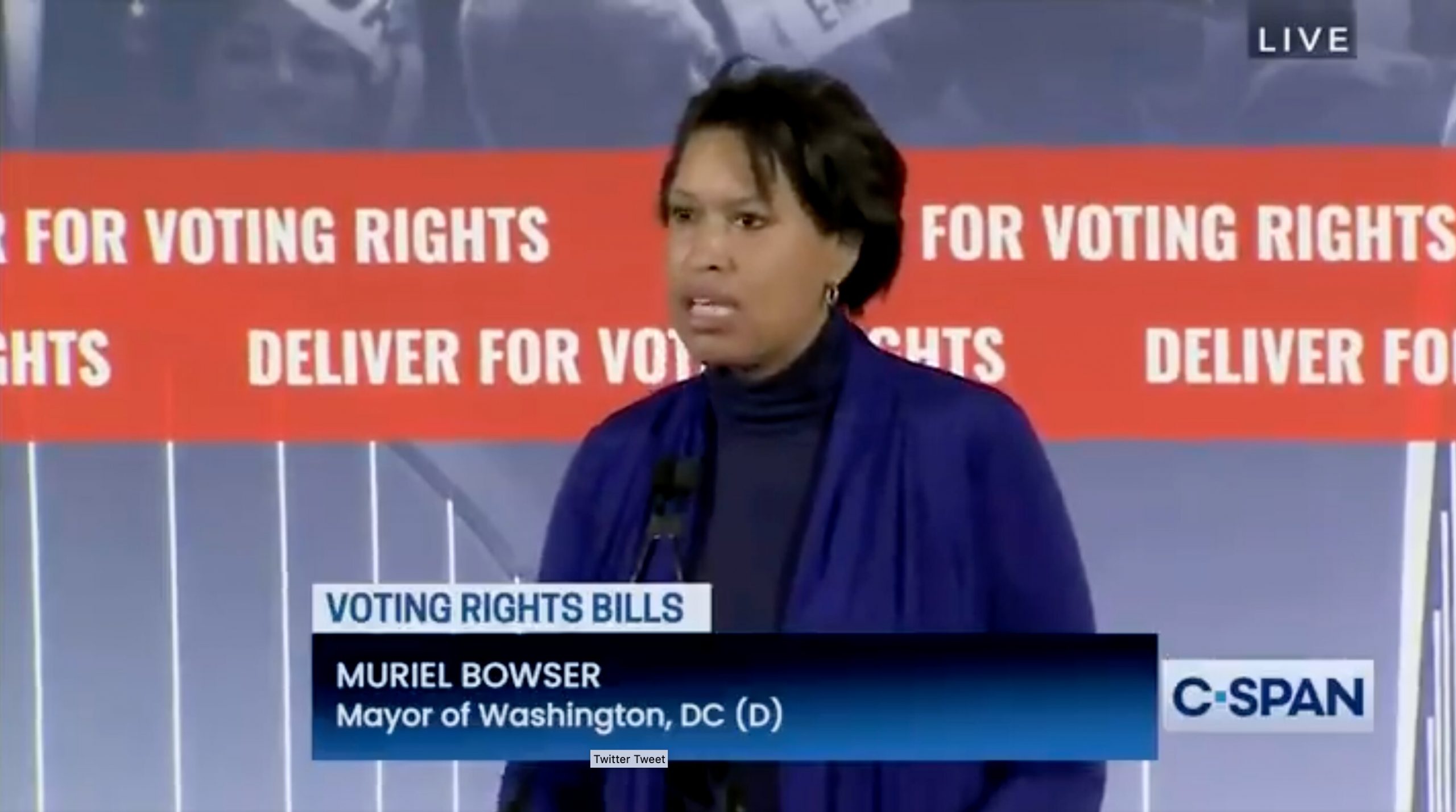 Muriel Bowser Claims Biden’s Agenda Would Not Be Stalled if DC Was Granted Statehood