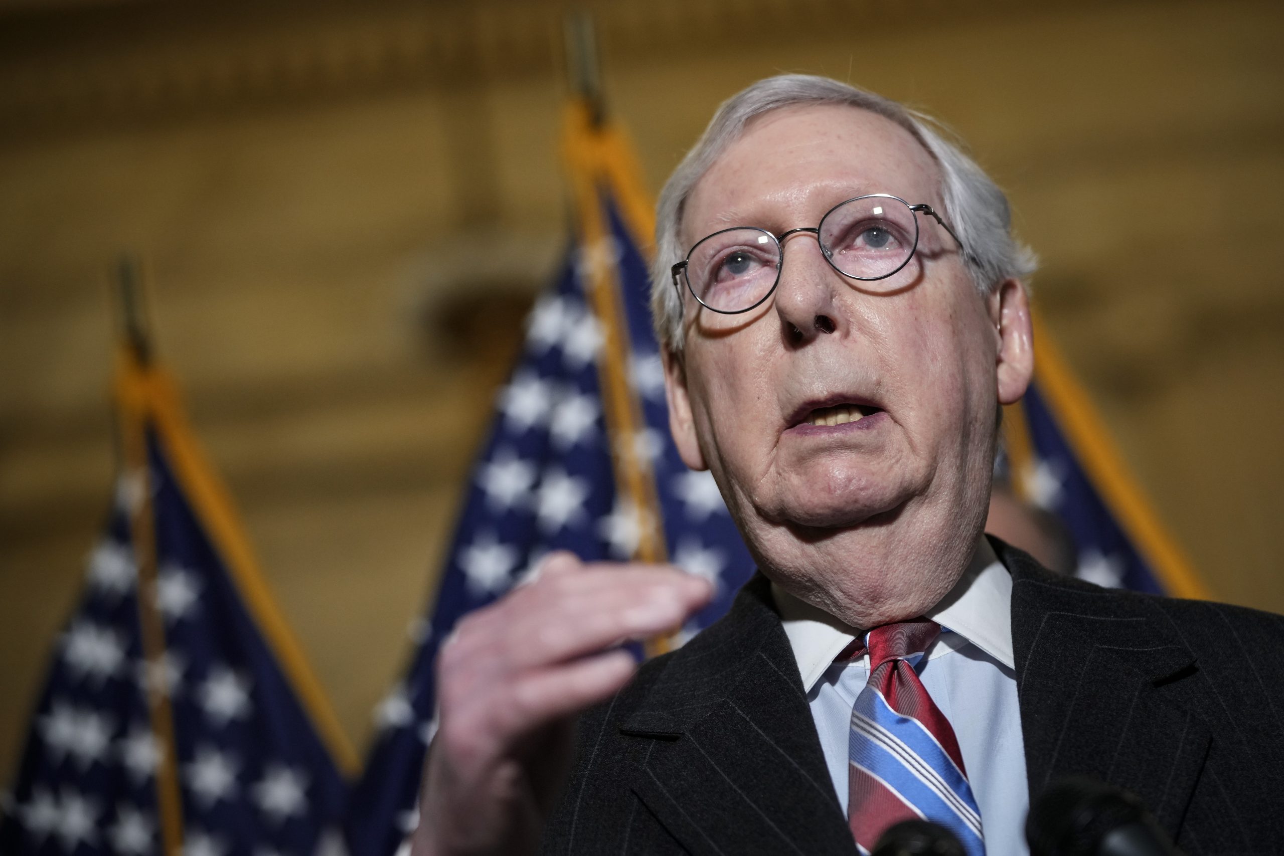 Mitch McConnell Gets Cold Welcome in Home State As His Speech Is Drowned Out With Chants of ‘Retire’