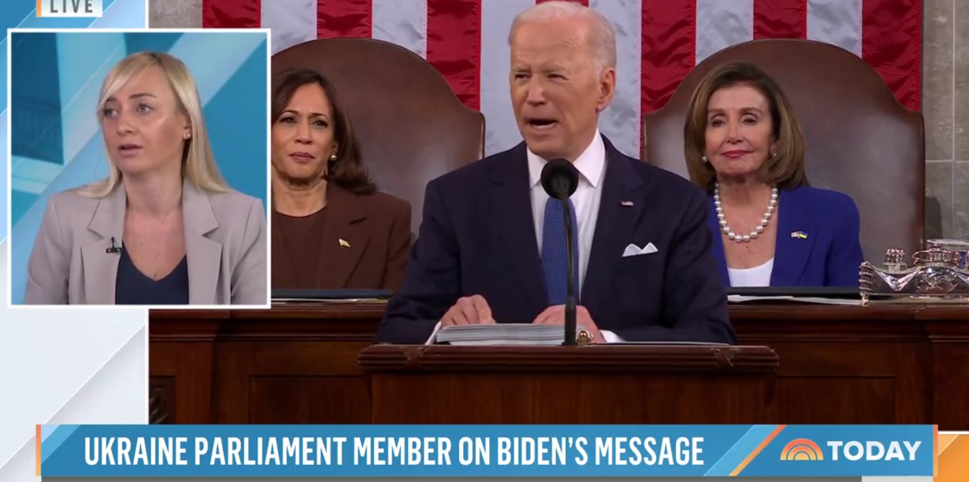 Member of Ukrainian Parliament Calls Biden’s SOTU Address a ‘Total Disappointment’