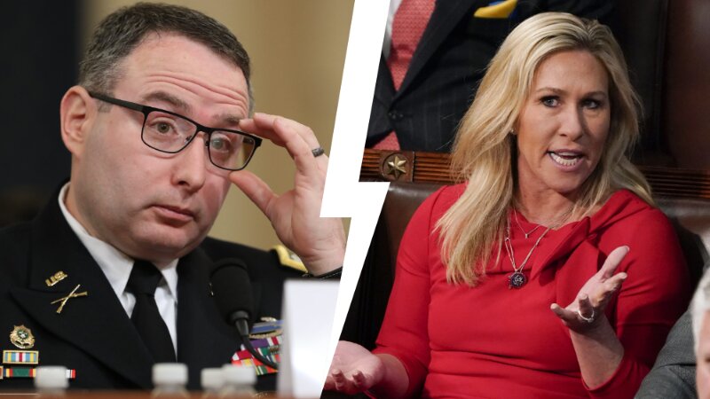 Alexander Vindman Spars With Marjorie Taylor Greene Over Claims About Russia’s Invasion of Ukraine