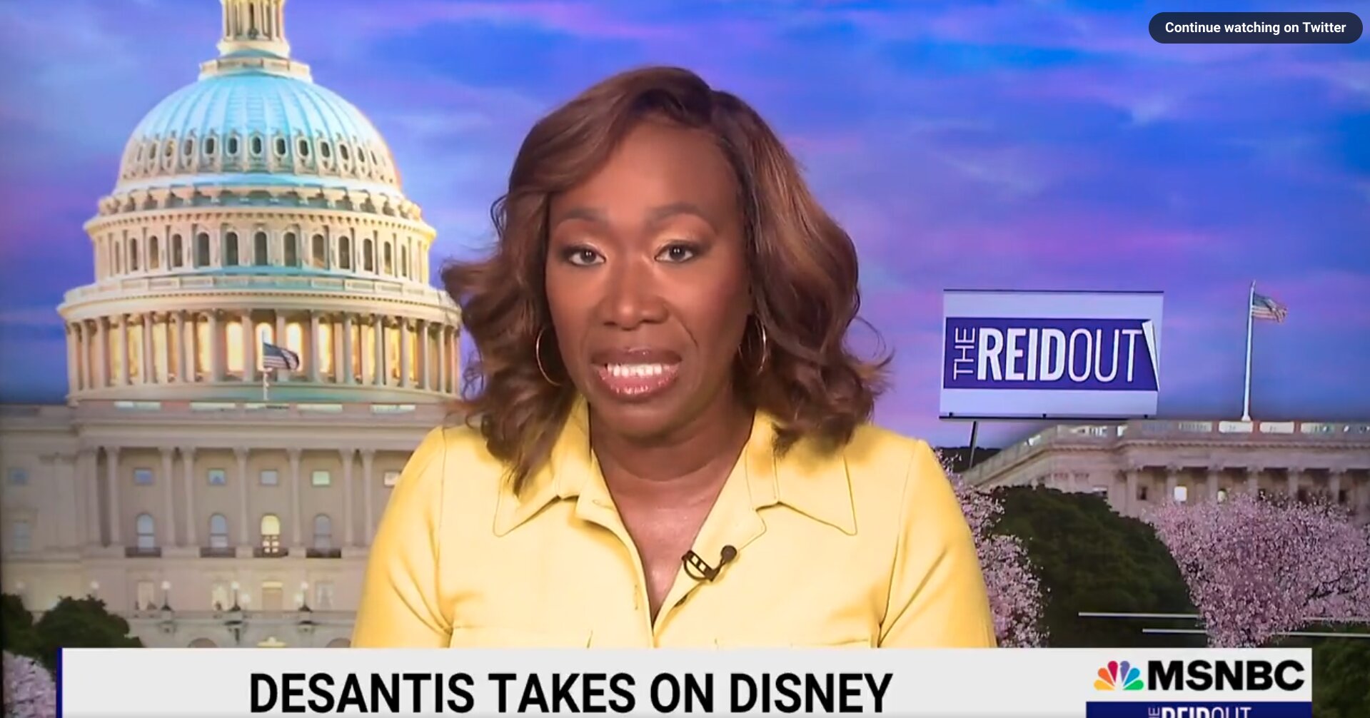 Joy Reid Insists DeSantis Is Trying to ‘Make the Happiest Place on Earth a Living Hell’