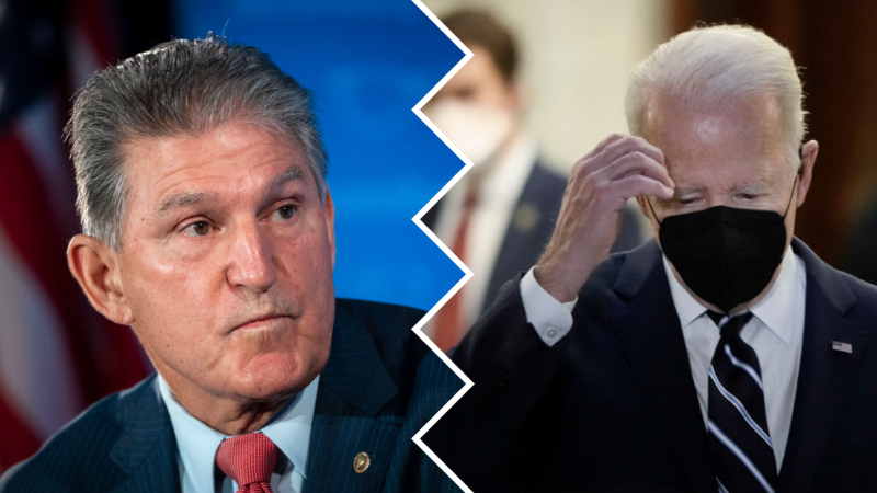 Manchin Claims Biden Admin, Federal Reserve ‘Failed’ to Respond Fast Enough to Inflation