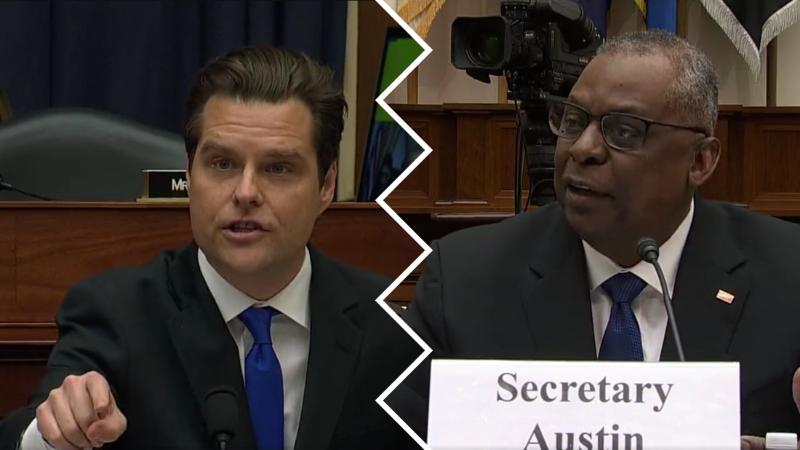 GOP Rep Throws Down With Defense Secretary in Heated Exchange: ‘I Am Embarrassed by Your Leadership!’