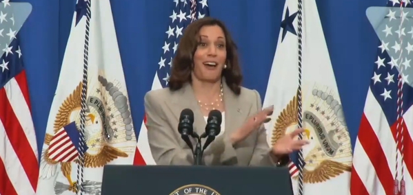 Kamala Harris Is So Cringy in Latest Clip — Trademark Cackle Follows Awkward ‘Let’s Applaud!’ Moment