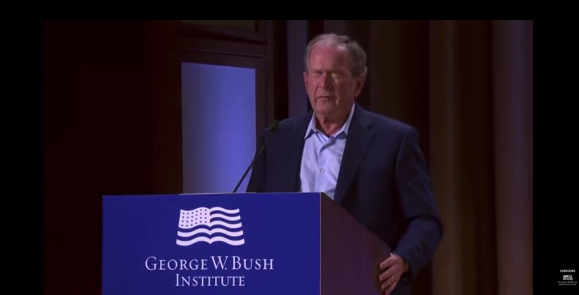 Bush Makes Gaffe While Criticizing Putin