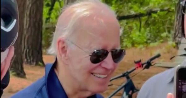 Watch: Dad Runs Into Biden on Bike Trail, Catches ‘Live Sniffing’ of Young Girl