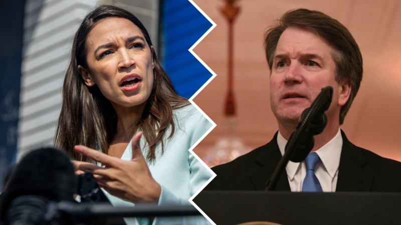 AOC Suggests She Received the Same Treatment While Eating As Kavanaugh Did